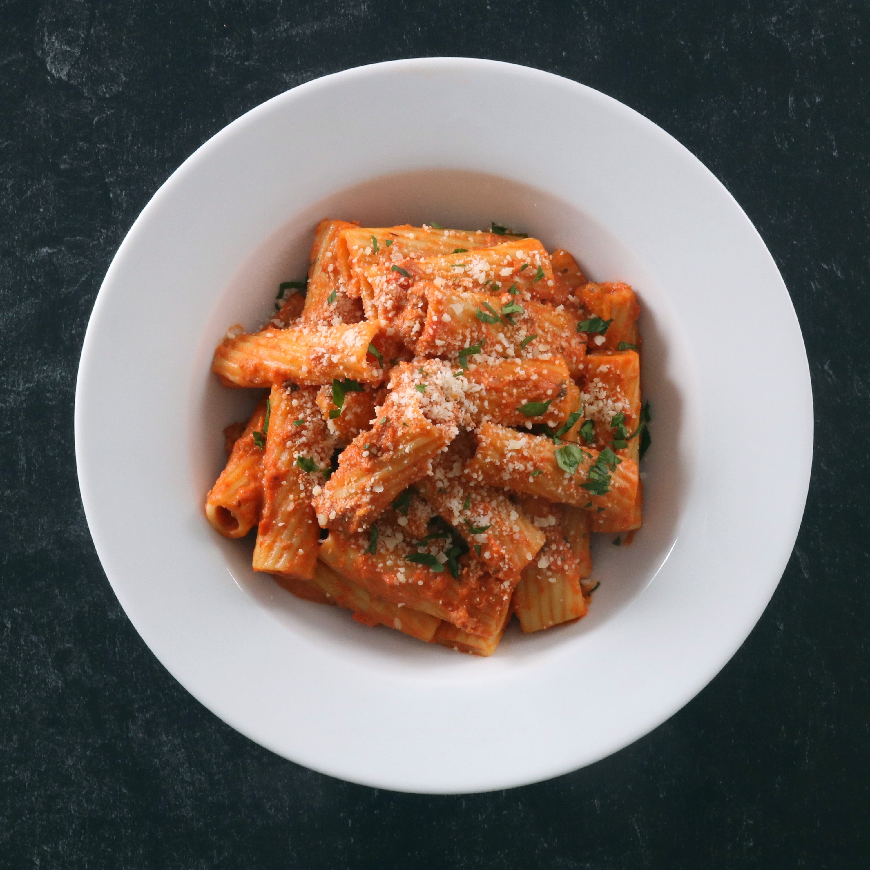 Italian Sausage & Cherry Pepper Rigatoni